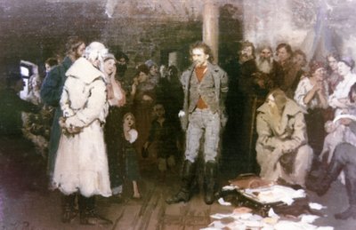 Verhaftung eines Propagandisten von Ilya Repin von Unknown